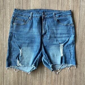 SHEIN Blue Denim Shorts
